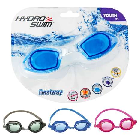 Hydro-Swim Swimming Goggles Ocean Wave Goggles (Youth 7+) - Assorted Colours