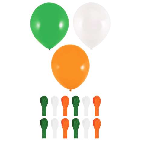 Irish Colour Balloons (23cm) 12 Pack