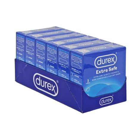 Durex Condoms 3 Pack - Extra Safe