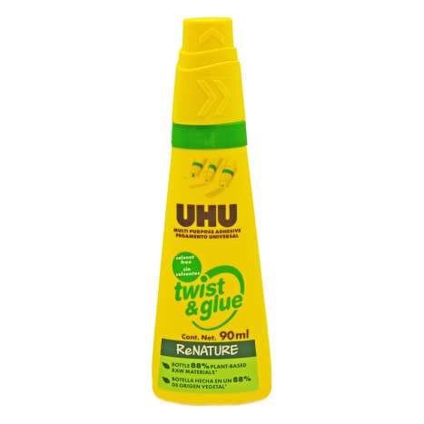 UHU Multi Purpose Adhesive Twist & Glue ReNature 90ml