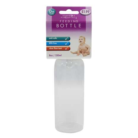 Homeware Essentials Baby Feeding Bottle 250ml (HE49)