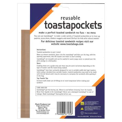 Toastabags Toastapockets 2 Bags