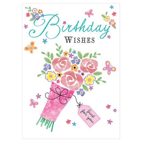 Garlanna Greeting Cards Code 50 - Birthday Wishes