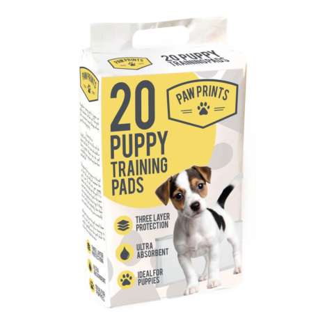 Paw Prints Puppy Training Pads (60cm x 40cm) 20 Pack