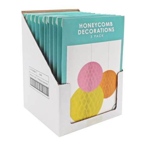 Honeycomb Decorations 3 Pack