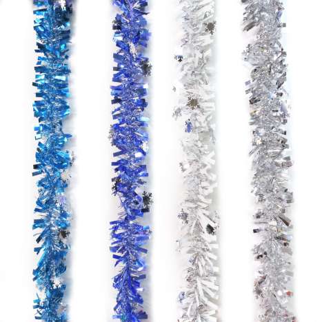 Christmas Tinsel 2M - Assorted Colours