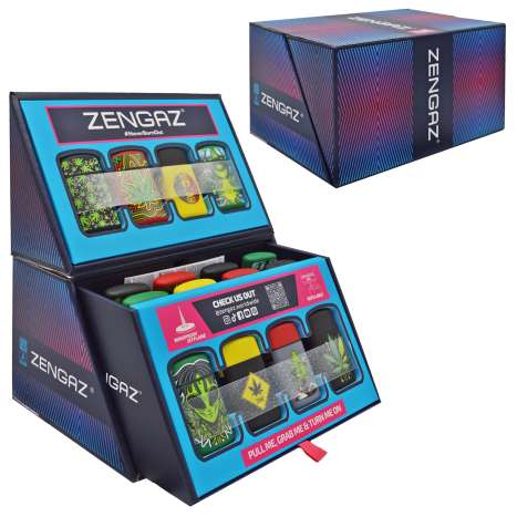 Zengaz Jet Lighters (Cube Display) - Assorted Designs