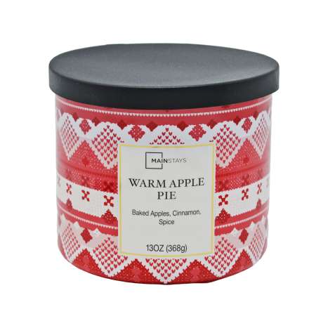 Mainstays Scented Glass Candle (368g) - Warm Apple Pie