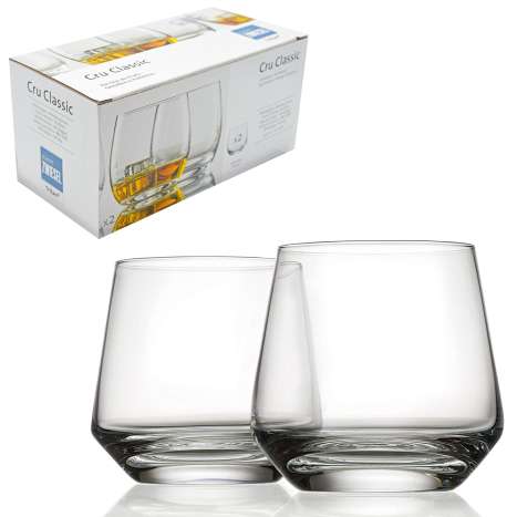 Schott Zwiesel Cru Classic Hard-Wearing Whisky Glass (330ml) 2 Pack