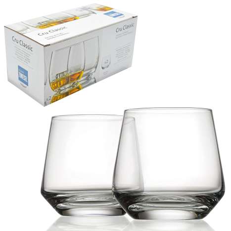 Cru Classic Hardwearing Glasses 2 Pack - Whisky