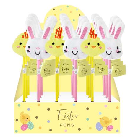 Easter Fluffy Pens - Assorted Designs