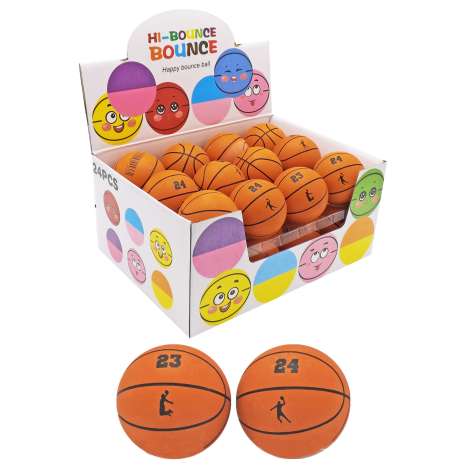 Hi-Bounce Bouncy Balls (6cm) - Basketball