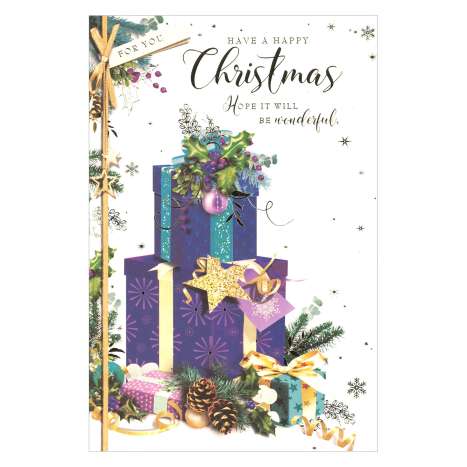 Christmas Cards Code 75 - Happy Christmas