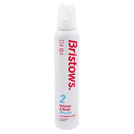 Bristows (2) Volume & Body Hair Mousse 200ml