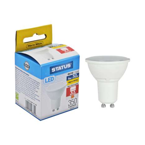 Status LED 4w=50w GU10 Cap Light Bulb