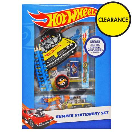 Hot Wheels Bumper Stationery Set