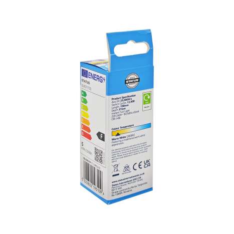 Status LED Candle Light Bulb (5.5w=40w) Large Screw (E27)