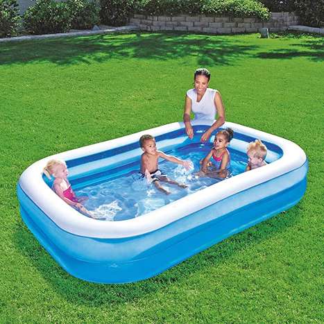 Bestway Rectangular Family Paddling Pool (9ft)