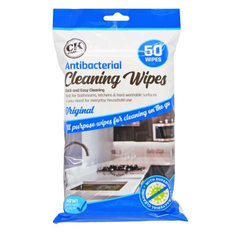 Antibacterial Wipes 50 Pack - Original