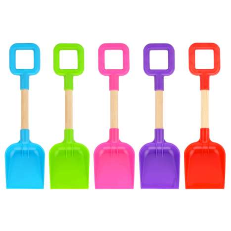 Yello Wood Shaft Spade (15") - Assorted Colours