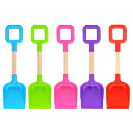 Yello Wood Shaft Spade 15" - Assorted Colours