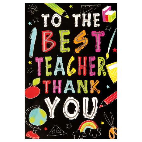 Everyday Greeting Cards Code 50 - Best Teacher