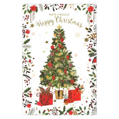 Christmas Cards Code 75 - Happy Christmas