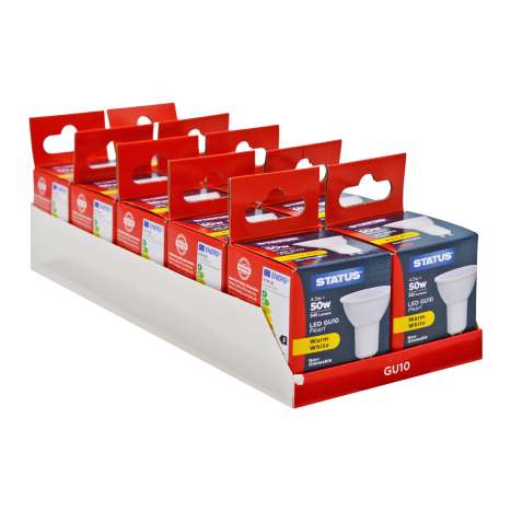 Status LED GU10 Light Bulb (4.5w=50w)