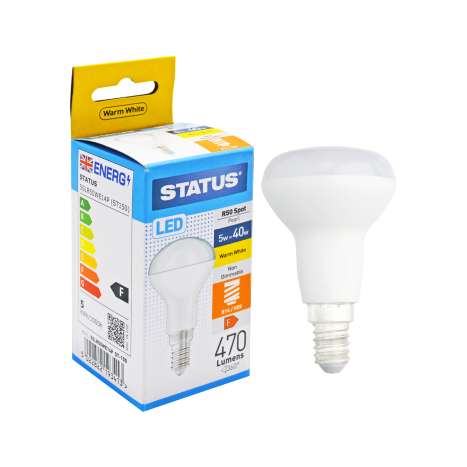 Status LED 5w=40w R50 Spot Light Small Screw Cap Bulb