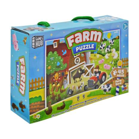 Games Hub Puzzle (45 Pieces) - Farm