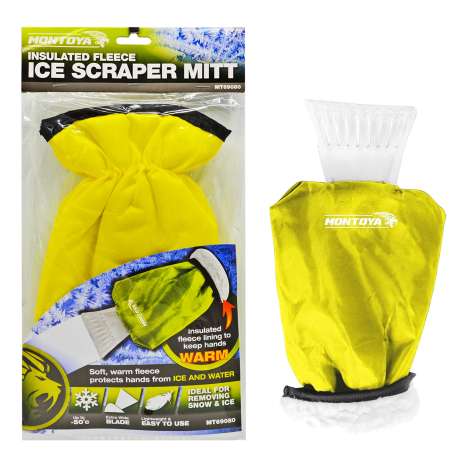Montoya Ice Scraper Mitt with Insulated Fleece
