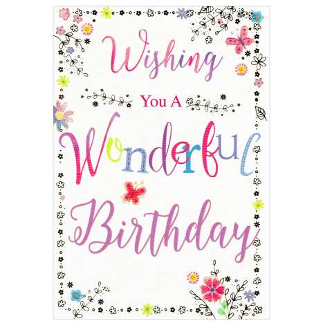 Everyday Greeting Cards Code 50 - Birthday (F)