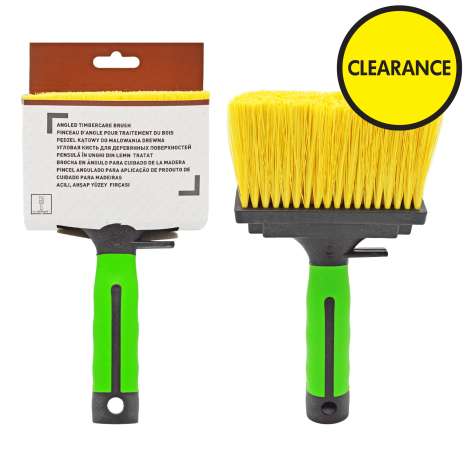 Diall Comfort Grip Angled Shed & Fence Brush 5"