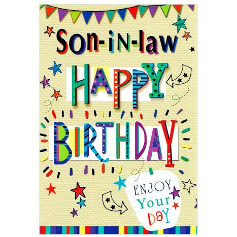 Everyday Greeting Cards Code 50 - Son in Law