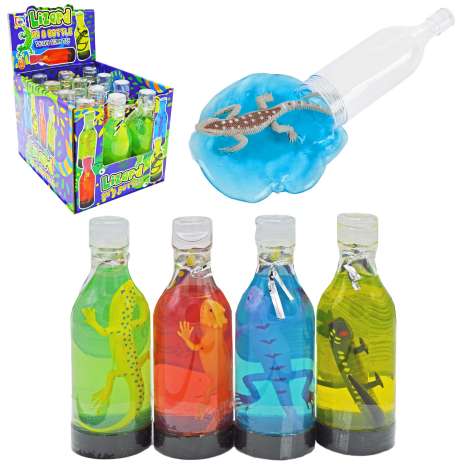 Lizard in a Bottle Slime Toy - Assorted