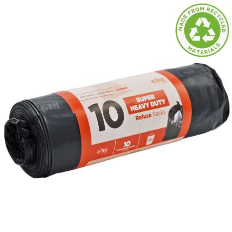 E-Lite Super Heavy Duty Refuse Sacks (100L) - Roll of 10