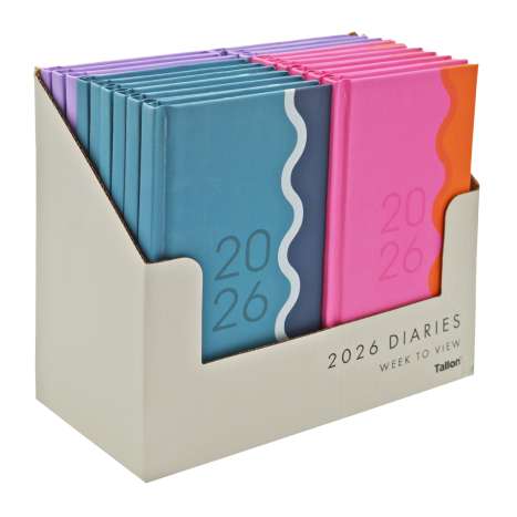 2026 Slimline Diary (16cm x 8.5cm) - Contrast Colour