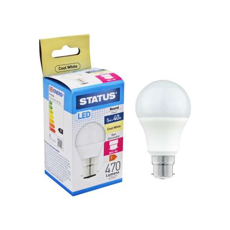 Status LED 5w=40w Round Golf Ball Bayonet Light Bulb