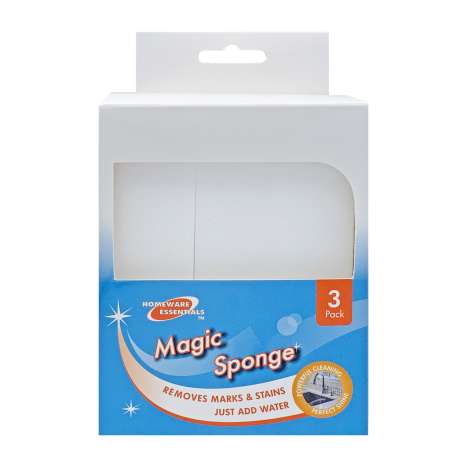 Homeware Essentials Magic Sponge 3 Pack