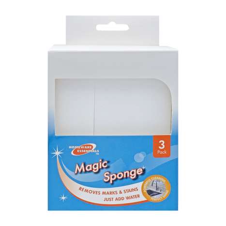 Homeware Essentials Magic Sponge 3 Pack