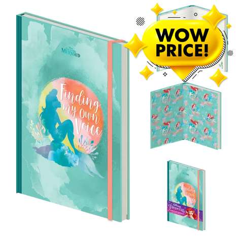 Disney The Little Mermaid A5 Premium Notebook (80 Pages)