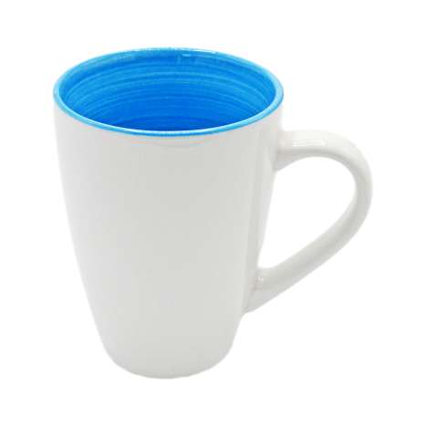 Simpa Tall Mug 325ml - White & Blue