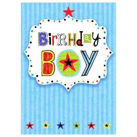 Garlanna Greeting Cards Code 50 - Birthday Boy