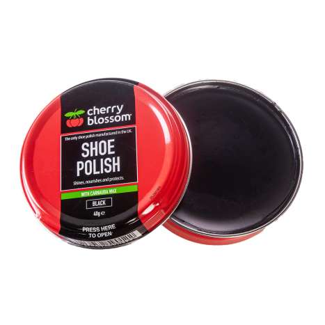 Cherry Blossom Shoe Polish 40g - Black