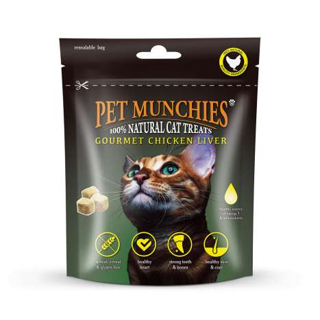 Pet Munchies Chicken Liver  Cat Treats 10g (In Display Box)