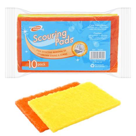 Homeware Essentials Scouring Pads 10 Pack