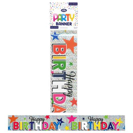 Wall Banner 2.6m - Happy Birthday