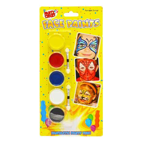 5 Face Paints and Applicators