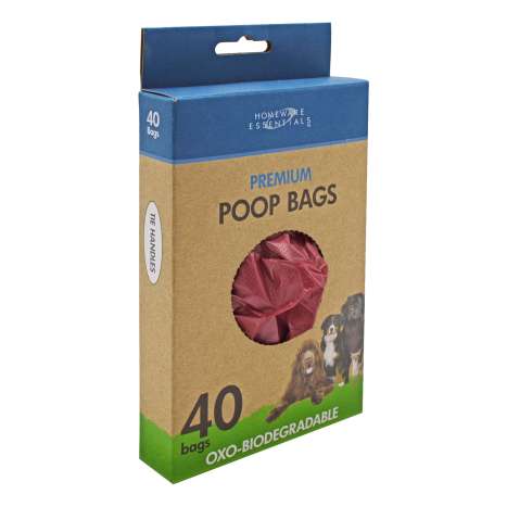 Homeware Essentials Oxo-Biodegradable PREMIUM Scented Poop Bags 40 Pack