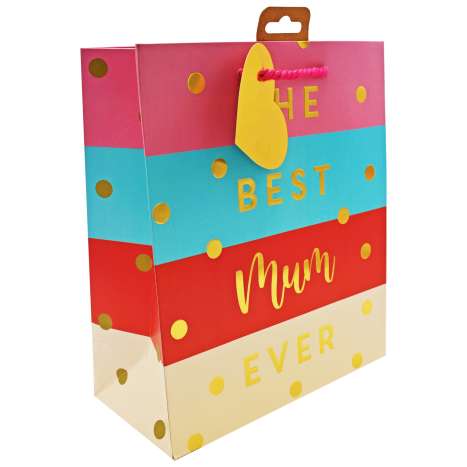 Large Gift Bags (26.5cm x 33cm) - The Best Mum Ever